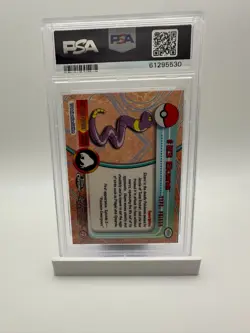 2000 Topps Chrome Pokemon HOLO #23 EKANS PSA 8 - Image 2