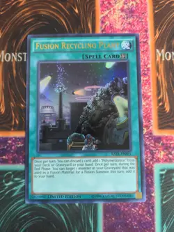 Yu-Gi-Oh! Fusion Recycling Plant Raging Tempest RATE-ENSP1 Limited Ultra NM b2/ - Image 1