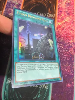 Yu-Gi-Oh! Fusion Recycling Plant Raging Tempest RATE-ENSP1 Limited Ultra NM b2/ - Image 2