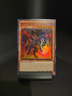 *** RED-EYES BLACK METEOR DRAGON *** 1ST EDITION SUPER RARE DUNE-EN095 YUGIOH - Image 1
