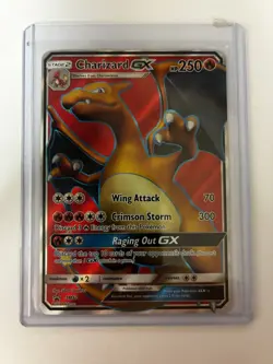 #2 Charizard GX SM60 Black Star Promo 2017 Full Art Pokemon Card TCG NM-MINT - Image 1