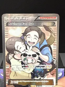 Pokemon Card Pokemon Fan Club 106/106 Rare Trainer XY Flashfire Light Play - Image 2