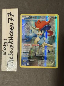Keldeo XY118 Full Art Black Star Promo 118 Pokemon Card NM - Image 1