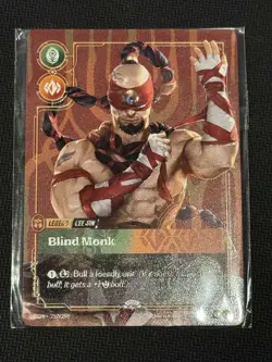 Lee Sin Riftbound Metal Card Promo 1 of 35 Regional Exclusive - Image 1