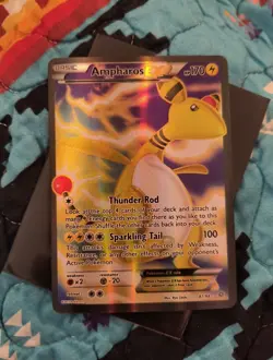Ampharos EX 87/98 Holo Card XY-Ancient Origins, Near Mint Condition - Image 1