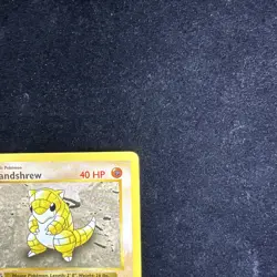 Pokemon TCG Sandshrew Base Set 1st Edition Shadowless Card 62/102 - Image 4
