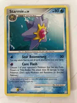 Starmie LV.39 Legends Awakened NM, 71/146 Pokemon Card 2008 - Image 1
