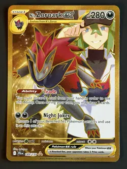 Pokemon Card TCG - N's Zoroark EX 189/159 - Journey Together - Hyper Rare NM - Image 1