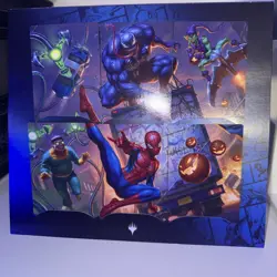 MTG Marvel Spider-Man Scene Art Series Full Complete 6 Card Set SPE Collectible - Image 1