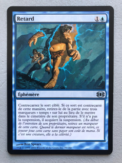 Mtg Carte Magic Future Sight Delay Retard French LP - Image 1