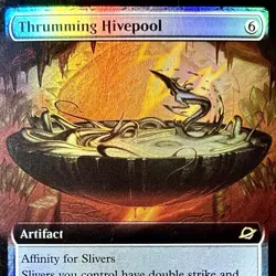 Thrumming Hivepool (Extended Art) - FOIL - MTG - EOE - 0356 - RARE ~ NM - Image 1
