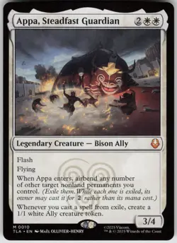 MTG Appa, Steadfast Guardian Normal NM Avatar: The Last Airbender Magic 10 - Image 1