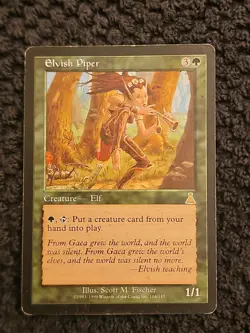 MTG Elvish Piper 🌟 RARE 🌟 Urza's Destiny LP/NM - Image 1