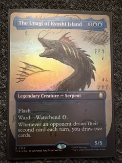 MTG Avatar The Last Airbender The Unagi of Kyoshi Island Borderless (Foil) 0319 - Image 1