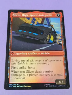 MTG: Slicer, Hired Muscle / Slicer, High-Speed Antagonist Foil 006/015 Mythic NM - Image 2
