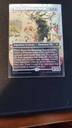 Magic the Gathering (MTG)Beza, the Bounding Spring (Borderless) Bloomburrow Foil - Image 1