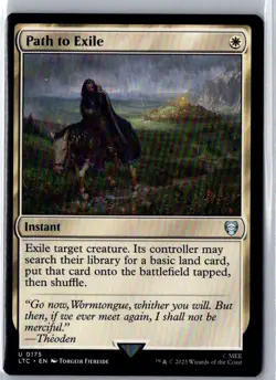 PATH TO EXILE 175 COMMANDER: THE LORD OF THE RINGS MAGIC: THE GATHERING NM - Image 1
