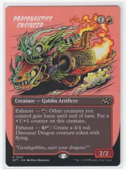 #341 2025 Magic Aetherdrift Draconautics Engineer Rare - Image 1