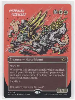 #334 2025 Aetherdrift Guardian Sunmare Rare - Image 1