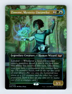 #8 2024 * Zimone, Mystery Unraveler Mythic Foil - Image 1