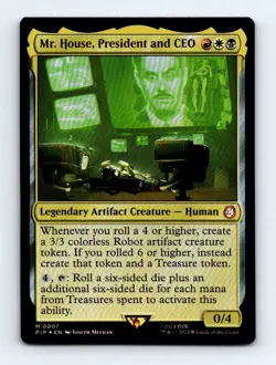 #7 2024 Fallout PIP ) Mr. House, President and CEO Commander MYTHIC FOIL - Image 1