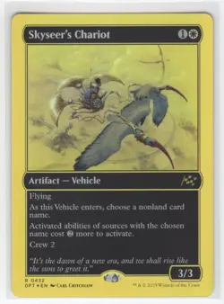 #432 2025 Aetherdrift First Place Foil Skyseer's Chariot Rare - Image 1