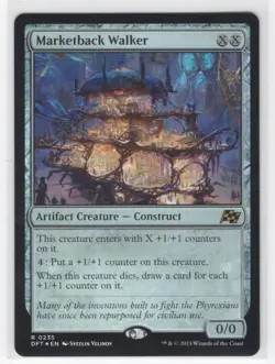 #235 2025 Aetherdrift Foil Marketback Walker Rare - Image 1