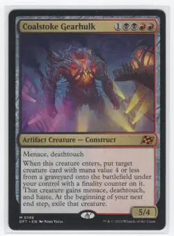 #198 2025 Aetherdrift Coalstoke Gearhulk Mythic - Image 1