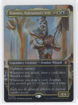#4 2025 Aetherdrift Commander Temmet, Naktamun's Will Mythic Foil - Image 1
