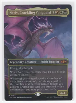 #6 2025 Tarkir: Dragonstorm Commander Neriv, Crackling Vanguard Mythic FOIL - Image 1