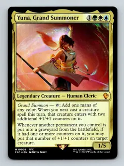 #8 Yuna, Grand Summoner 2025 Final Fantasy Commander ` Mythic Foil - Image 1