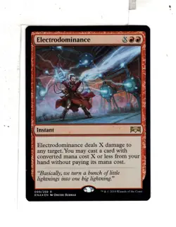 MTG SkeenAB Electrodominance FOIL from Ravnica Allegiance. NM. - Image 1