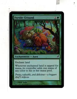 MTG SkeenAB Fertile Ground FOIL from Lorwyn. NM. - Image 1