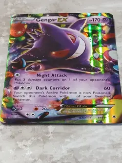 Pokemon TCG Gengar EX 34/119 Phantom Forces Ultra Rare Card - Image 2