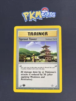Pokemon TCG Sprout Tower Neo Genesis 97/111 1st Edition Regular LP. - Image 1