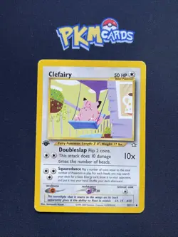 Pokemon TCG Clefairy Neo Genesis 30/111 Regular 1st Edition MP. - Image 1