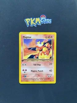 Pokemon TCG Magmar Neo Genesis 40/111 Regular 1st Edition MP. - Image 1