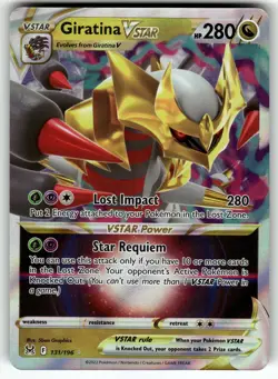 Giratina VSTAR 131/196 SWSH11: Lost Origin NM Pokemon Card TCG - Image 1