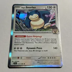 Pokemon Hop's Snorlax 117/159 Holo SV09: Journey Together - NM - Image 2