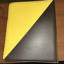 Pokemon Pikachu 9-Pocket Trading Card Binder Album - Yellow & Black - Image 2