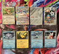 Pokemon 2025 Holiday Calendar Sealed Stamped Promos, Set Of 8 - Image 1