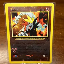 Pokemon TCG Entei #34 Reverse Holo Promo Card 2001 DMG Movie - Image 1