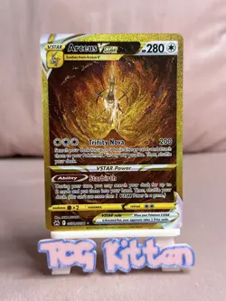 Arceus VSTAR Secret Rare GG70 Crown Zenith Galarian Gallery Pokemon TCGKITTEN - Image 1