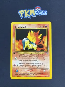 Pokemon TCG Cyndaquil Neo Genesis 56/111 1st Edition Regular LP. - Image 1