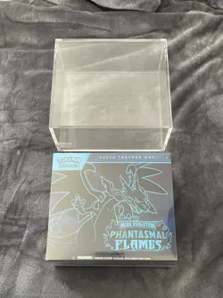 Pokemon Phantasmal Flames Elite Trainer Box (ETB) - New & Sealed - ACRYLIC CASE - Image 1