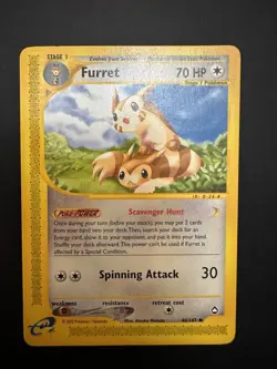 Pokemon TCG Card - Furret 48/147 Aquapolis Uncommon WOTC Lightly Played - Image 1