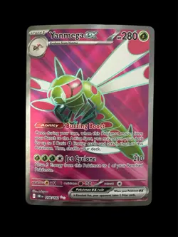 Pokemon TCG - Yanmega ex 206/182 Sv10: Destined Rivals Holo Full Art NM - Image 1