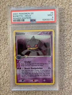 Pokemon 2007 EX Power Keepers Banette Holo Rare PSA 9 Mint - Image 1