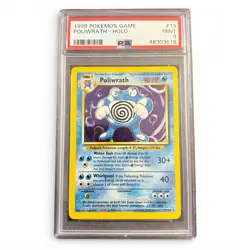 1999 Pokemon Base Set Poliwrath Holo #13 PSA 9 Mint 💎 WOTC Vintage - Image 1