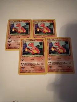 Pokemon Base Set Charmeleon 24/102 Lot of 4 Near Mint Condition! - Image 1